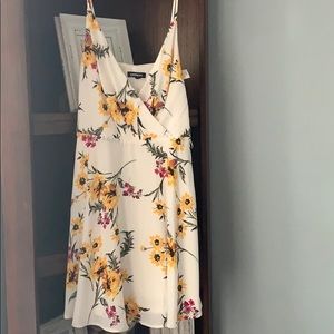 Brand New white express sundress!